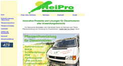 Desktop Screenshot of heipro.de